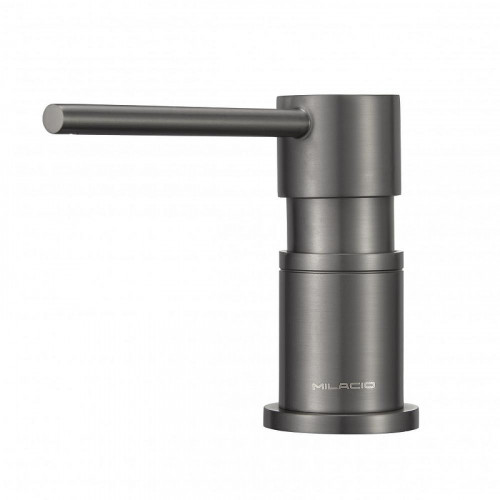 Дозатор для моющего средства Milacio Ultra MCU.935.GM цвет Вороненая сталь