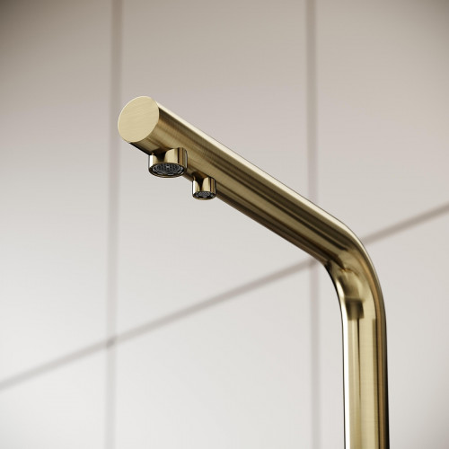 Смеситель для кухни Sancos Foster SC4014BG цвет Золото брашированное