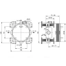 Душевая система Ideal Standard Ceratherm T100 A7573A5 с термостатом цвет Magnetic Grey / Магнит