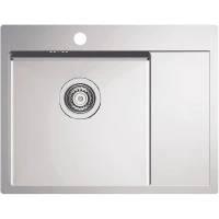 Кухонная мойка Alveus Quarto 20 BRS-90 615x480 1124383 Брашированная сталь нержавеющая сталь встраиваемый