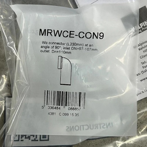 Фановая труба McAlpine MRWCE-CON9 цвет Белый
