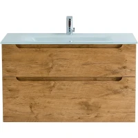 Тумба под раковину BelBagno Etna-H60 100 ETNA-H60-1000-2C-SO-RN-P подвесная Rovere Nature МДФ / ЛДСП