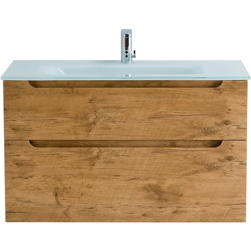 Тумба под раковину BelBagno Etna-H60 100 ETNA-H60-1000-2C-SO-RN-P подвесная Rovere Nature МДФ / ЛДСП