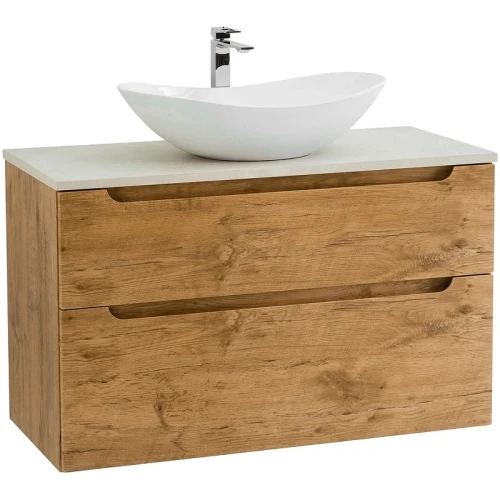 Тумба под раковину BelBagno Etna-H60 100 ETNA-H60-1000-2C-SO-RN-P подвесная Rovere Nature МДФ / ЛДСП