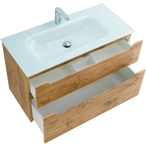 Тумба под раковину BelBagno Etna-H60 100 ETNA-H60-1000-2C-SO-RN-P подвесная Rovere Nature МДФ / ЛДСП