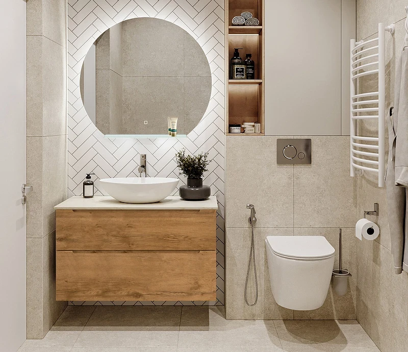 Тумба под раковину BelBagno Etna-H60 100 ETNA-H60-1000-2C-SO-RN-P подвесная Rovere Nature МДФ / ЛДСП