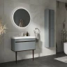 Шкаф пенал Equil Elegante 36 ppELGNT36.R-25.27 подвесной с подсветкой цвет Мэйджик Дуб голиано
