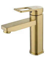 Смеситель для раковины Wonzon & Woghand Frame WW-88139010-BG цвет Брашированное золото