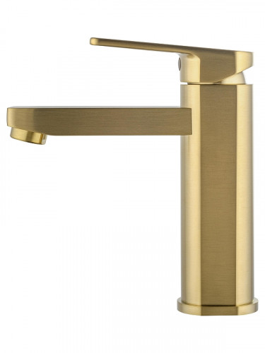 Смеситель для раковины Wonzon &amp; Woghand Frame WW-88139010-BG цвет Брашированное золото