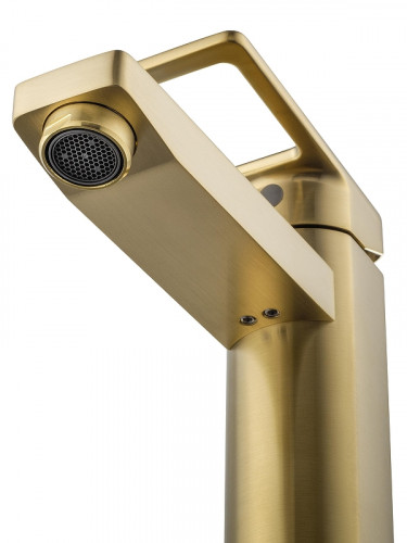 Смеситель для раковины Wonzon &amp; Woghand Frame WW-88139010-BG цвет Брашированное золото