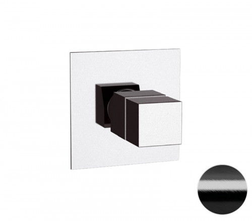 Смеситель для душа Remer Q-Elegance QT30CFP с термостатом цвет Черный брашированный хром