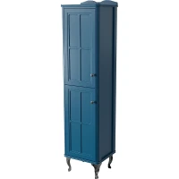 Шкаф пенал Caprigo Borgo 40 L 33450L-В136 Синий матовый МДФ / ЛДСП