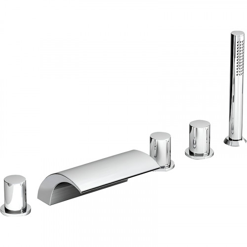 Смеситель на борт ванны Ravak WF 025.00 X070060 Хром латунь