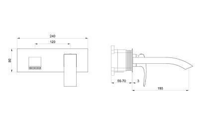 Смеситель для раковины Wonzon &amp; Woghand Fit WW-88869009-BG цвет Брашированное золото