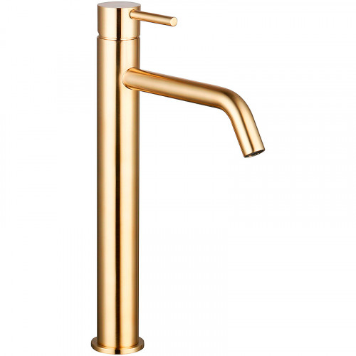 Смеситель для раковины AQUAme Siena AQM6214GG Золото глянцевое латунь