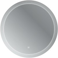 Зеркало Cezares Eco 60 CZR-SPC-ECO-600-LED-TCH с подсветкой с лазерной гравировкой и сенсорным выключателем стекло