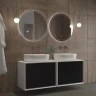 Зеркало Cezares Eco 60 CZR-SPC-ECO-600-LED-TCH с подсветкой с лазерной гравировкой и сенсорным выключателем стекло
