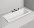 Ванна из искусственного камня Salini Orlanda Axis Kit 180х80 103312G Белая глянцевая