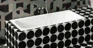 Ванна из искусственного камня Salini Orlanda Axis Kit 180х80 103312G Белая глянцевая