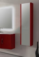 Шкаф пенал Cezares 35 44737 подвесной Rosso МДФ / ЛДСП, стекло