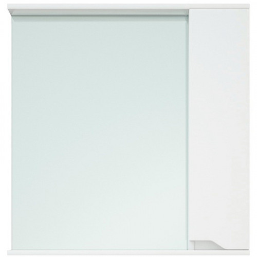 Зеркало со шкафом Corozo Теона 80 R SD-00001513 Белое МДФ / ЛДСП, стекло