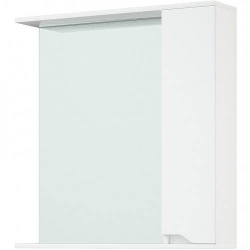 Зеркало со шкафом Corozo Теона 80 R SD-00001513 Белое МДФ / ЛДСП, стекло