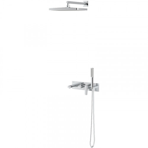 Душевая система Teska Life Pro AS3160 Хром нержавеющая сталь встраиваемый