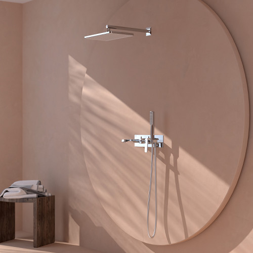 Душевая система Teska Life Pro AS3160 Хром нержавеющая сталь встраиваемый