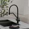 Смеситель для кухни Sancos Dora SC4003MB Черный матовый латунь