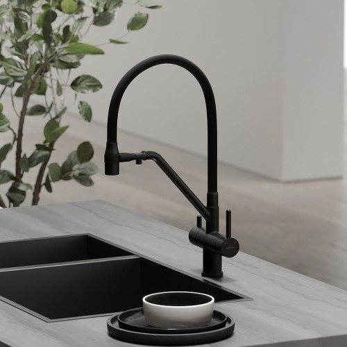 Смеситель для кухни Sancos Dora SC4003MB Черный матовый латунь