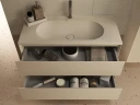 Тумба под раковину Vincea Люка Софт-Тач (Luka Soft-Touch) 100 VMC-2L100MBG подвесная цвет M.Beige Soft-touch