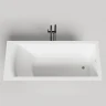 Ванна из искусственного камня Salini Cascata 170х75 104113G Белая глянцевая