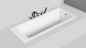 Ванна из искусственного камня Salini Cascata 170х75 104113G Белая глянцевая