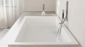 Ванна из искусственного камня Salini Cascata 170х75 104113G Белая глянцевая