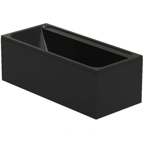 Акриловая ванна Corpa Nera Bellini 170x75 CN05030BLM Черная матовая без гидромассажа