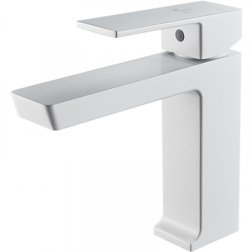 Смеситель для раковины Rose R18C R1801C-1 Белый матовый латунь