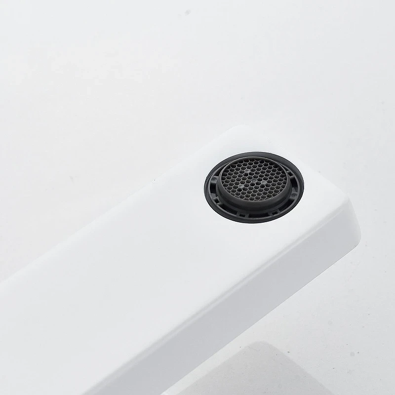 Смеситель для раковины Rose R18C R1801C-1 Белый матовый латунь