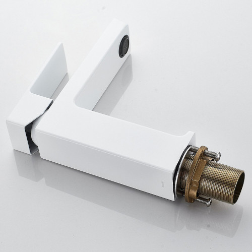 Смеситель для раковины Rose R18C R1801C-1 Белый матовый латунь