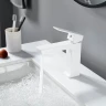 Смеситель для раковины Rose R18C R1801C-1 Белый матовый латунь