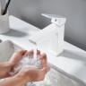 Смеситель для раковины Rose R18C R1801C-1 Белый матовый латунь
