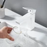 Смеситель для раковины Rose R18C R1801C-1 Белый матовый латунь
