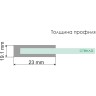 Душевая стенка WasserKRAFT Neime 19P03-RP90/Rhin 44S03-RP90 90 19P03-RP90/44S03-RP90 профиль Белый стекло прозрачное