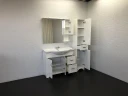 Зеркальный шкаф Comforty Севилья 100 00003132628 Слоновая кость