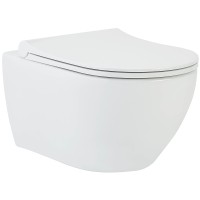 Унитаз beWash Bogen 88393201 подвесной Белый глянцевый с сиденьем Микролифт фарфор подвесной