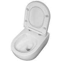 Унитаз beWash Bogen 88393201 подвесной Белый глянцевый с сиденьем Микролифт фарфор подвесной
