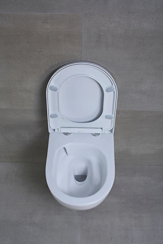 Унитаз beWash Bogen 88393201 подвесной Белый глянцевый с сиденьем Микролифт фарфор подвесной