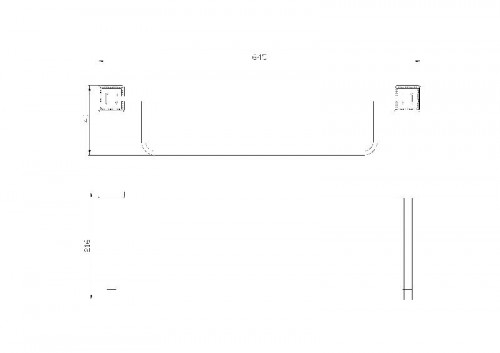 Полка для полотенец Wonzon &amp; Woghand Roma WW-7281 цвет Бронза