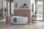 Акриловая ванна Aquanet Maldiva 150x90 L 204001 без гидромассажа