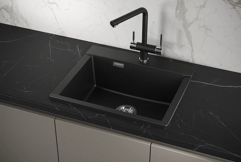 Кухонная мойка Granula Estetica 58 5804 цвет Турмалин