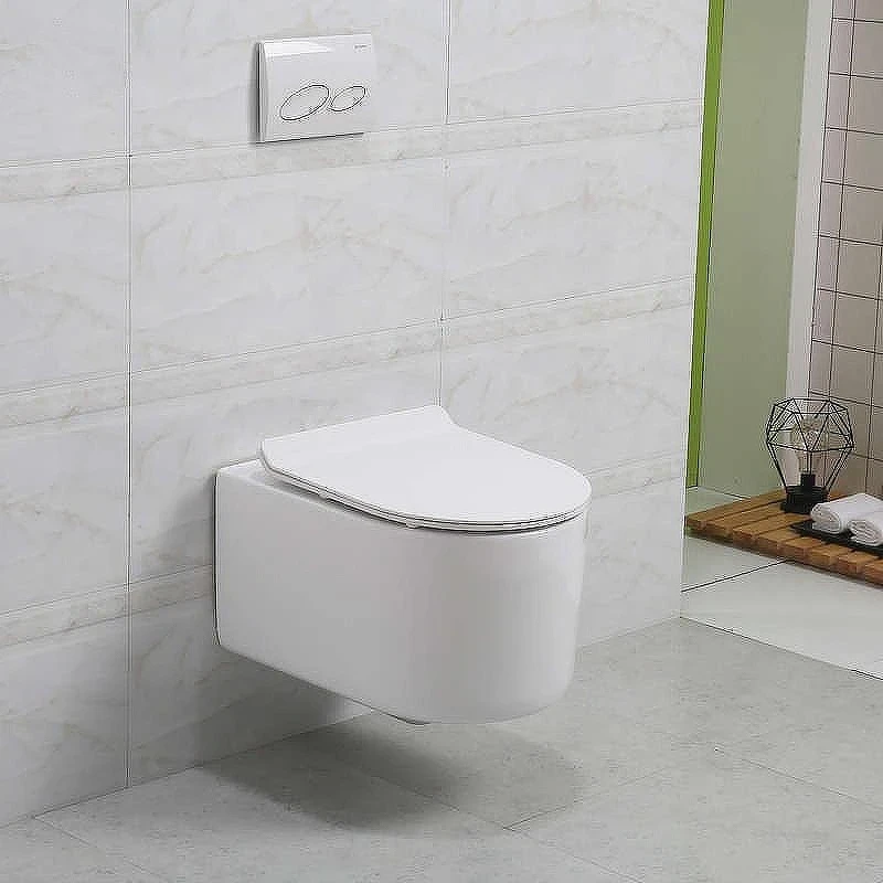 Унитаз Art&Max Rimini AM204CHR подвесной без сиденья